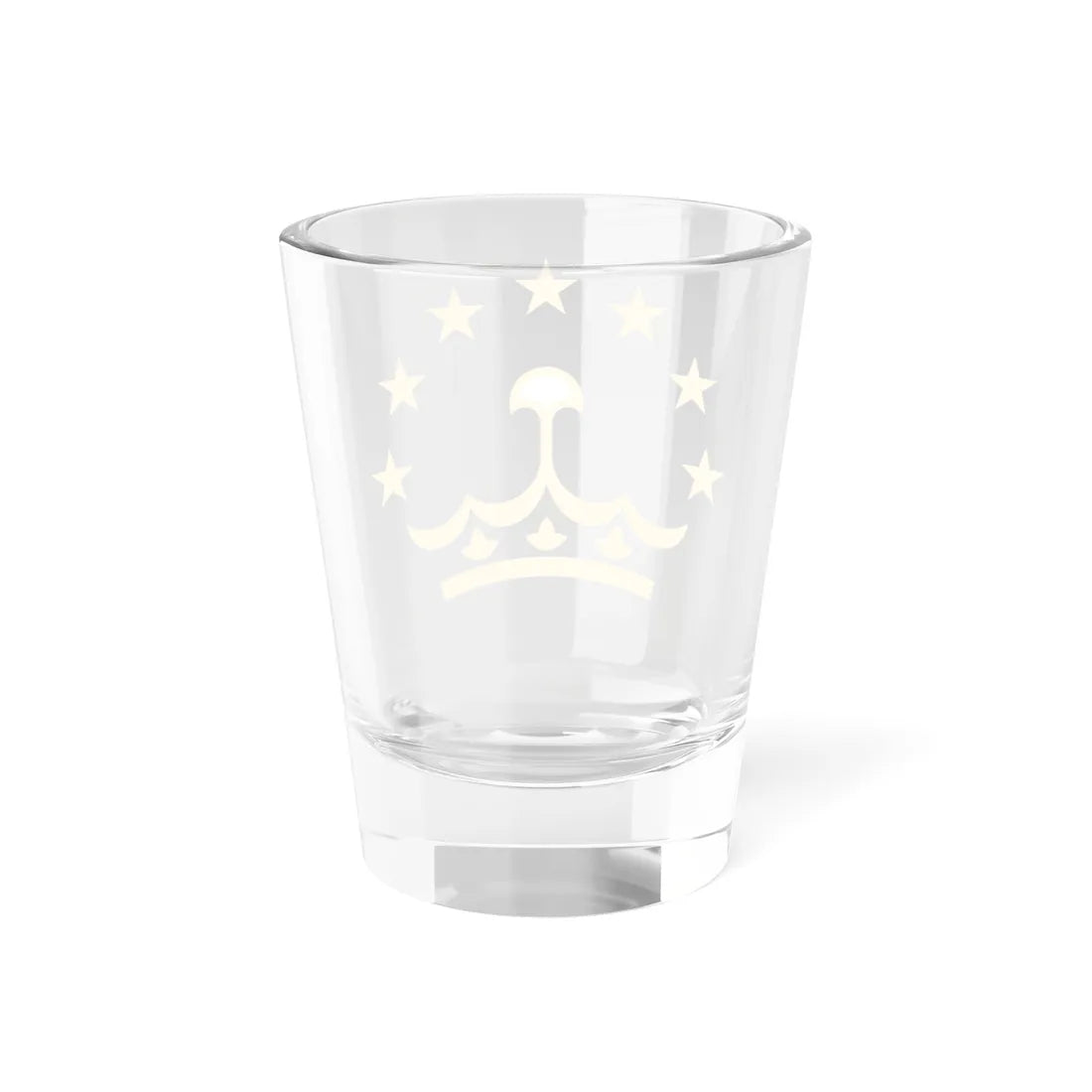 Tajikistan crown and stars (Tajikistan) (Coat of Arms) Shot Glass 1.5oz - Go Mug Yourself