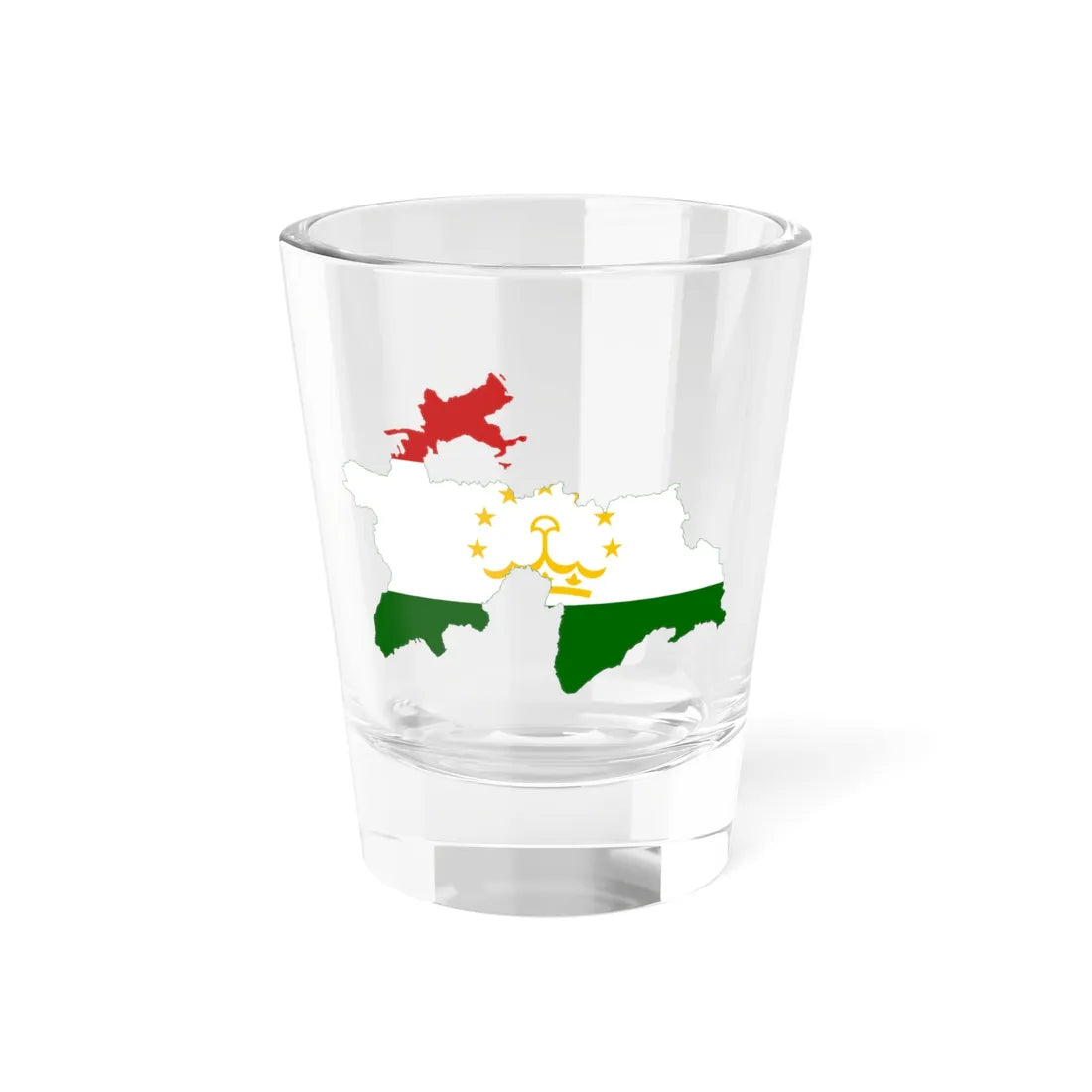 TajikistanStub (Tajikistan) Shot Glass 1.5oz 1.5oz - Go Mug Yourself