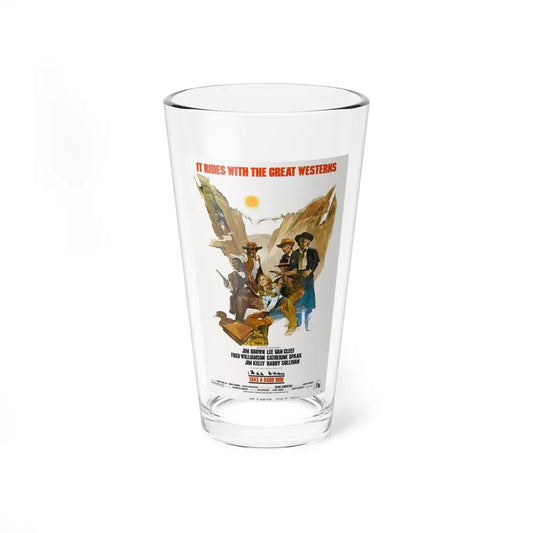 TAKE A HARD RIDE 1975 Movie Poster - Pint Glass 16oz-16oz-Go Mug Yourself