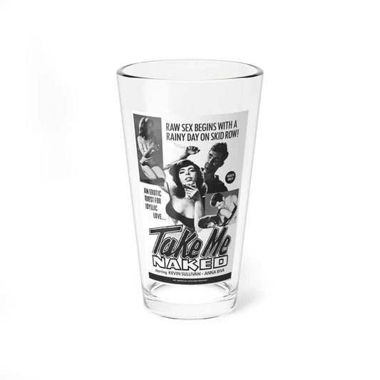 TAKE ME NAKED 1966 Movie Poster - Pint Glass 16oz 16oz - Go Mug Yourself