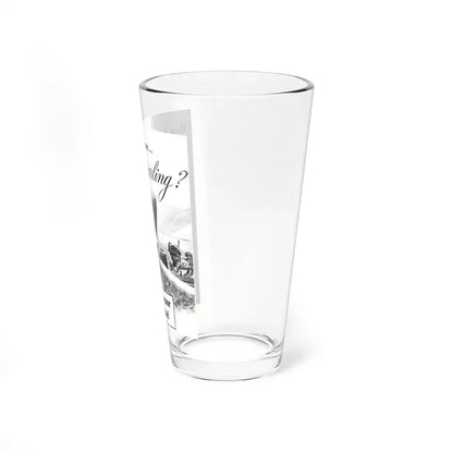 Take this 10 Minute Quiz, 1944 (Magazine Illustration) Pint Glass 16oz - Go Mug Yourself
