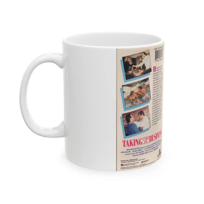 TAKING CARE OF BUSINESS (VHS COVER) - White Coffee Mug-Go Mug Yourself