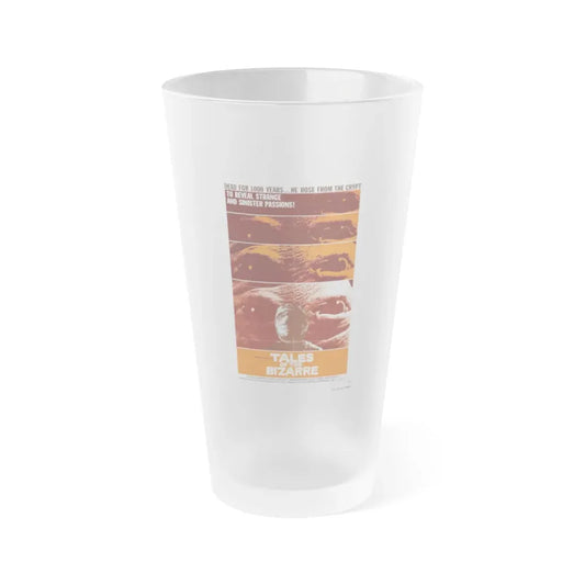 TALES FROM THE BIZARRE 1970 Movie Poster - Frosted Pint Glass 16oz Default Title - Go Mug Yourself