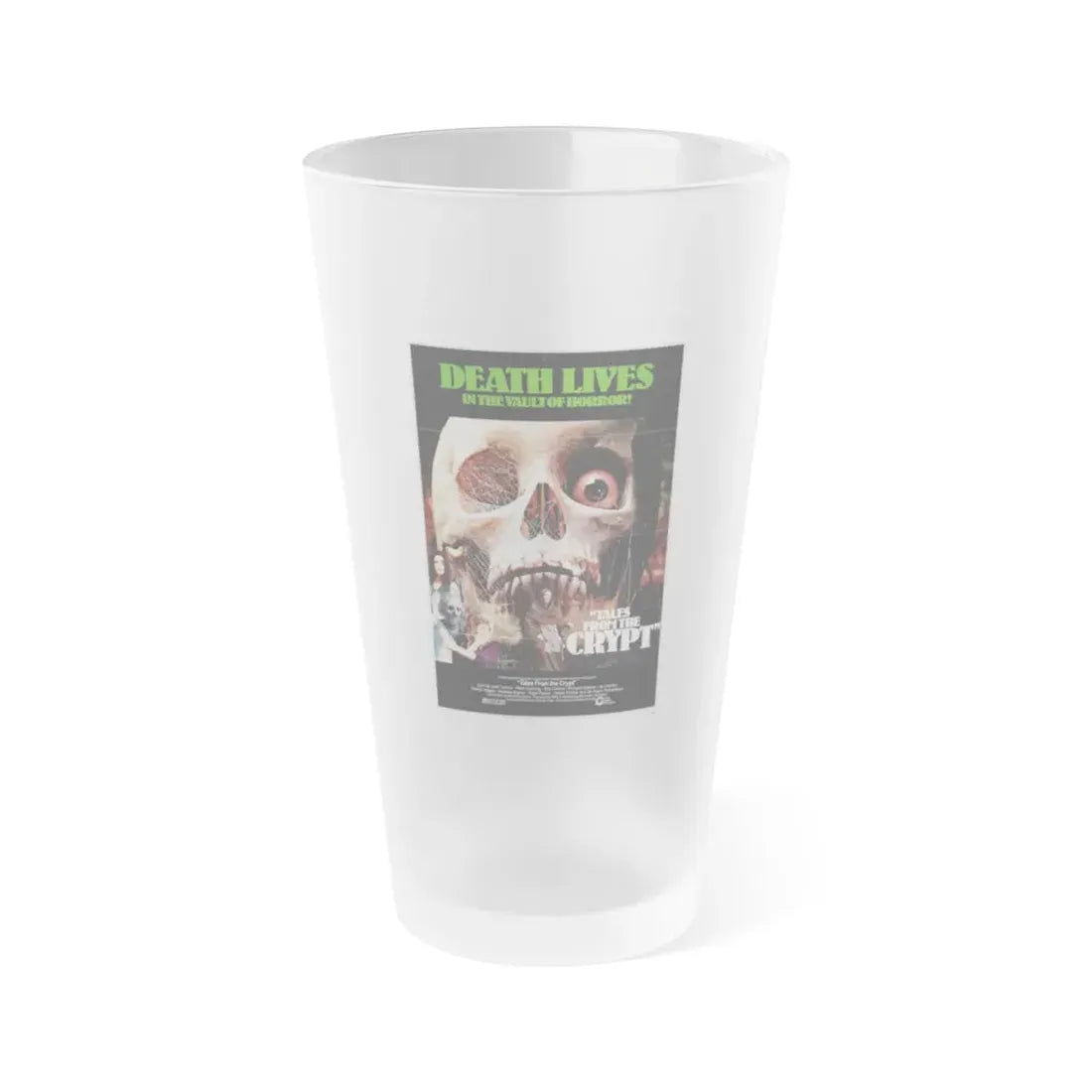 TALES FROM THE CRYPT 1972 Movie Poster - Frosted Pint Glass 16oz Default Title - Go Mug Yourself
