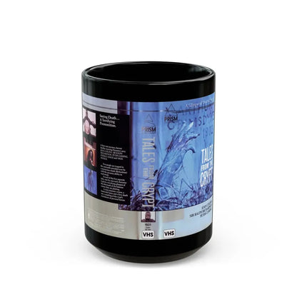 TALES FROM THE CRYPT 1972 (VHS COVER) - Black Coffee Mug 15oz - Go Mug Yourself