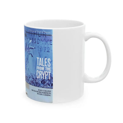 TALES FROM THE CRYPT 1972 (VHS COVER) - White Coffee Mug - Go Mug Yourself