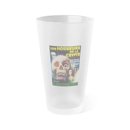 TALES FROM THE CRYPT (BELGIAN) 1972 Movie Poster - Frosted Pint Glass 16oz Default Title - Go Mug Yourself