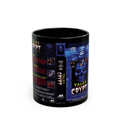 TALES FROM THE CRYPT NIGHT OF HORROR (VHS COVER) - Black Coffee Mug 11oz - Go Mug Yourself