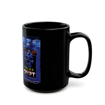 TALES FROM THE CRYPT NIGHT OF HORROR (VHS COVER) - Black Coffee Mug-Go Mug Yourself