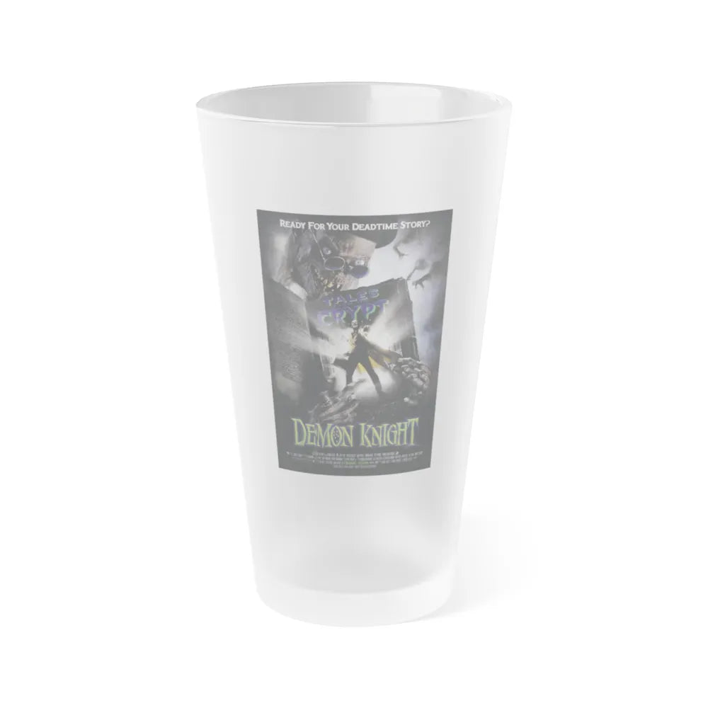 TALES FROM THE CRYPT PRESENTS DEMON KNIGHT 1995 Movie Poster - Frosted Pint Glass 16oz-Go Mug Yourself