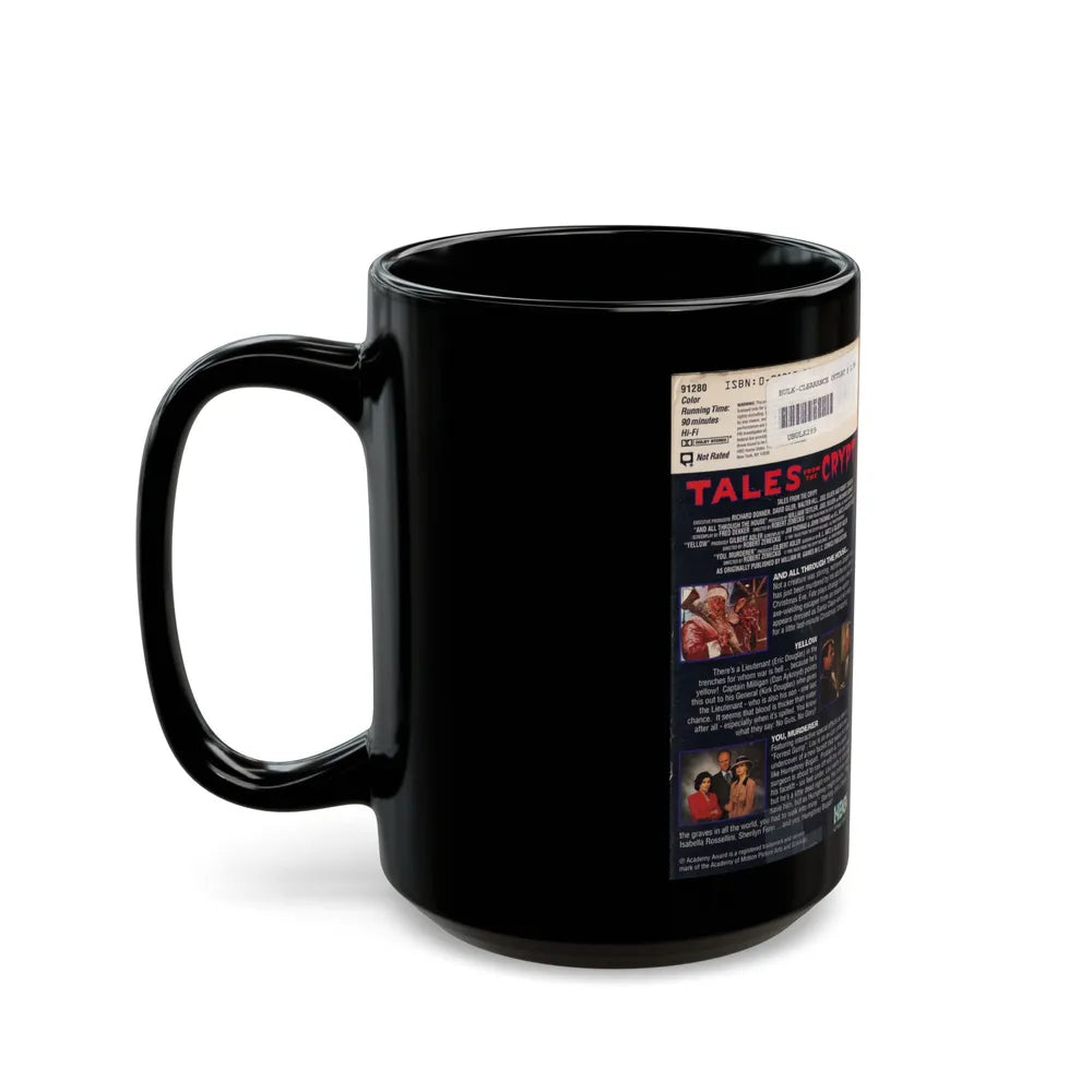 TALES FROM THE CRYPT THE ROBERT ZEMECKIS COLLECTION (VHS COVER) - Black Coffee Mug-Go Mug Yourself