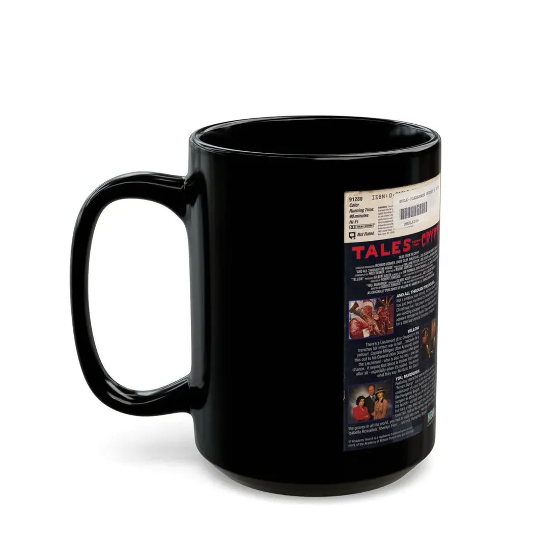 TALES FROM THE CRYPT THE ROBERT ZEMECKIS COLLECTION (VHS COVER) - Black Coffee Mug - Go Mug Yourself