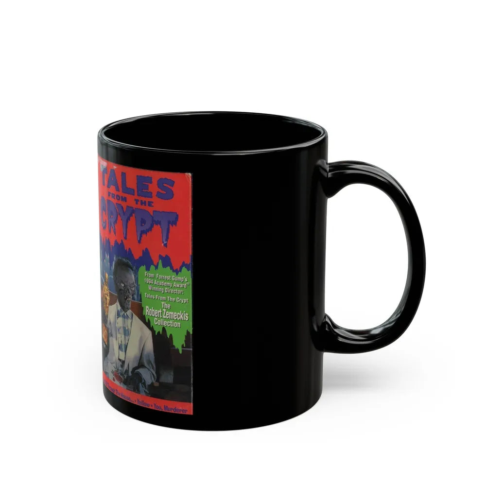 TALES FROM THE CRYPT THE ROBERT ZEMECKIS COLLECTION (VHS COVER) - Black Coffee Mug-Go Mug Yourself