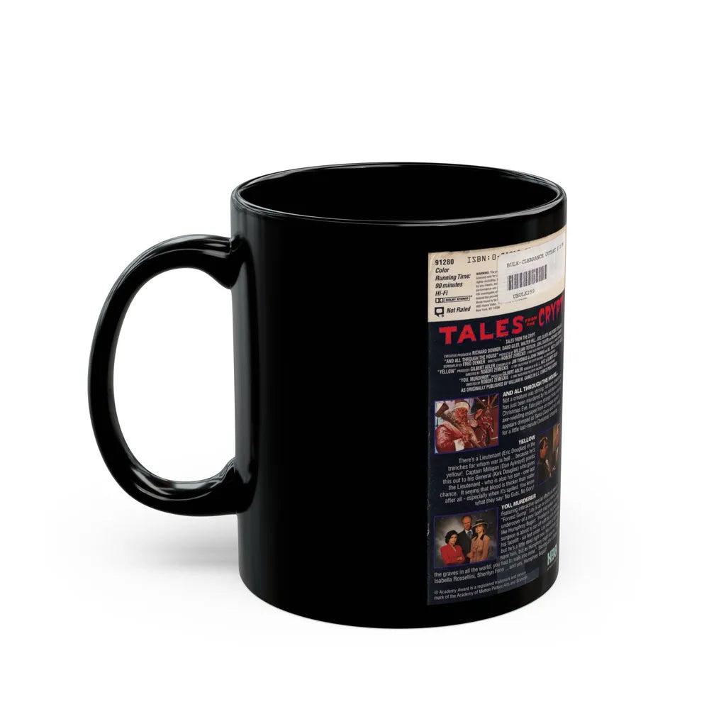 TALES FROM THE CRYPT THE ROBERT ZEMECKIS COLLECTION (VHS COVER) - Black Coffee Mug-Go Mug Yourself