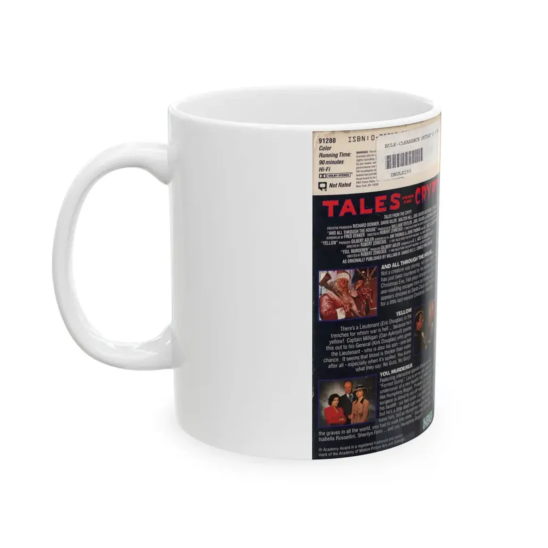 TALES FROM THE CRYPT THE ROBERT ZEMECKIS COLLECTION (VHS COVER) - White Coffee Mug - Go Mug Yourself