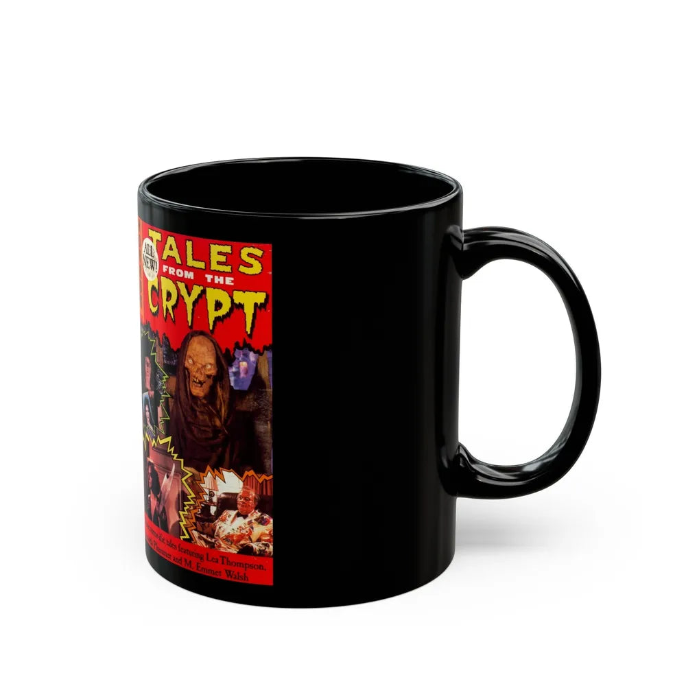 TALES FROM THE CRYPT TV SHOW HBO VIDEO (VHS COVER) - Black Coffee Mug-Go Mug Yourself