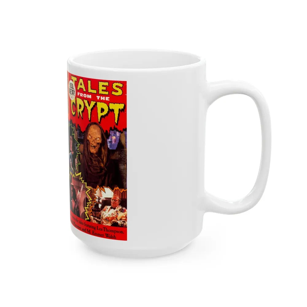 TALES FROM THE CRYPT TV SHOW HBO VIDEO (VHS COVER) - White Coffee Mug-Go Mug Yourself