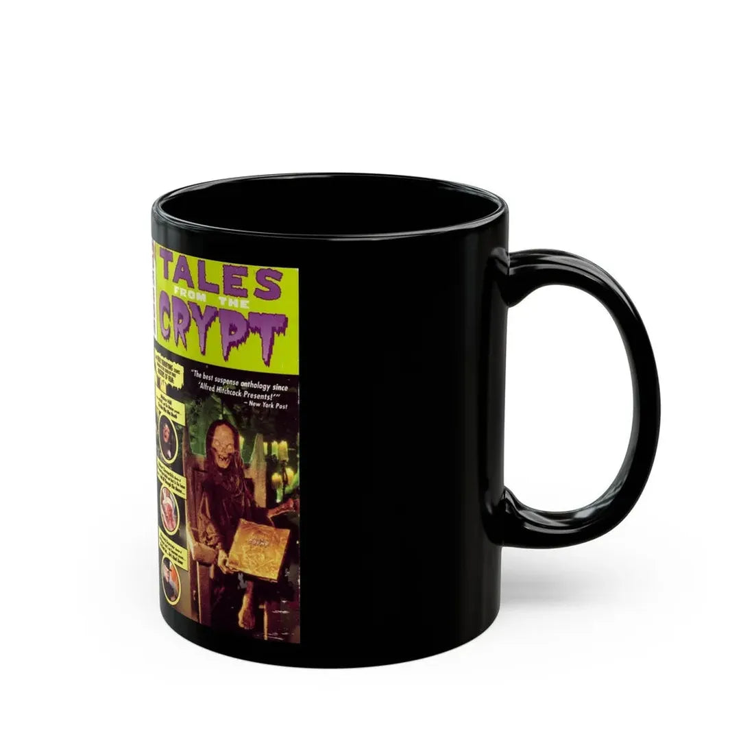 TALES FROM THE CRYPT TV SHOW (VHS COVER) - Black Coffee Mug - Go Mug Yourself