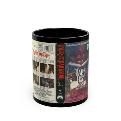 TALES FROM THE DARKSIDE THE MOVIE ANTHOLOGY (VHS COVER) - Black Coffee Mug 11oz - Go Mug Yourself