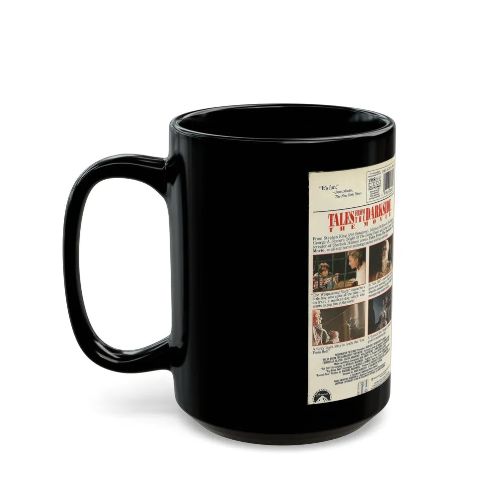 TALES FROM THE DARKSIDE THE MOVIE ANTHOLOGY (VHS COVER) - Black Coffee Mug-Go Mug Yourself