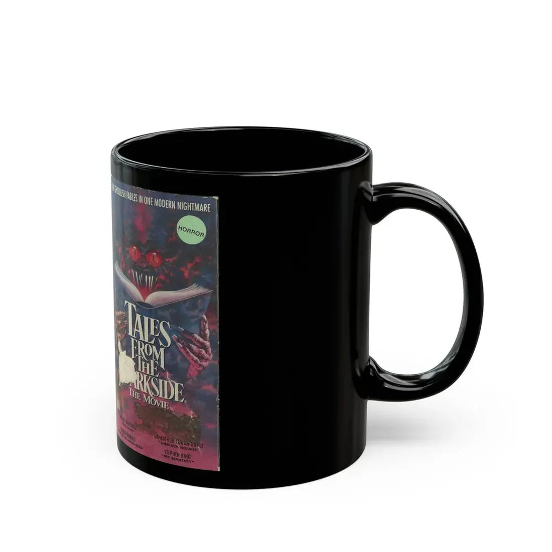 TALES FROM THE DARKSIDE THE MOVIE ANTHOLOGY (VHS COVER) - Black Coffee Mug - Go Mug Yourself