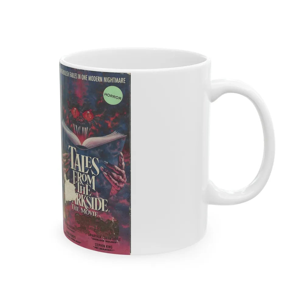 TALES FROM THE DARKSIDE THE MOVIE ANTHOLOGY (VHS COVER) - White Coffee Mug-Go Mug Yourself