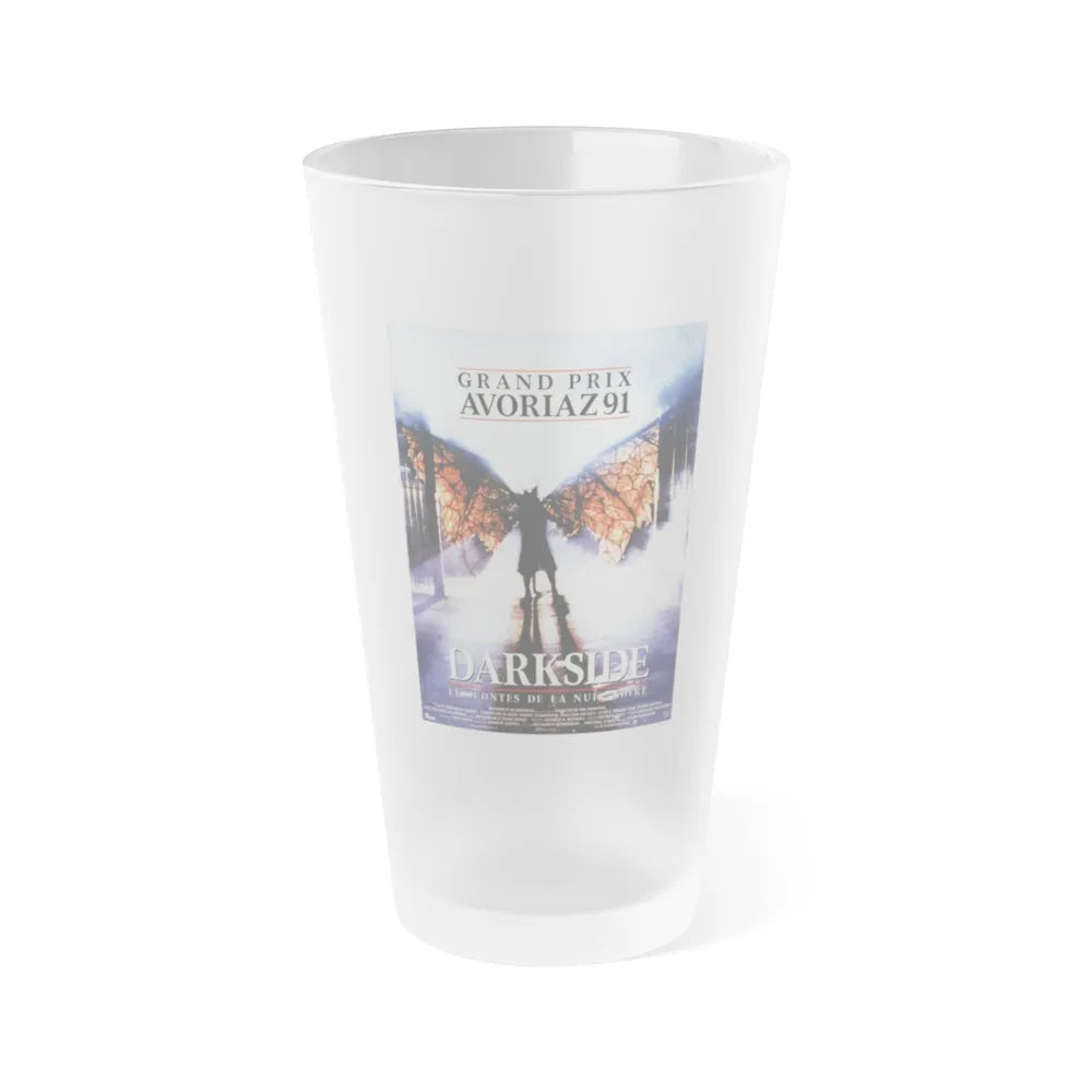 TALES FROM THE DARKSIDE THE MOVIE (FRENCH) 1990 Movie Poster - Frosted Pint Glass 16oz-Go Mug Yourself