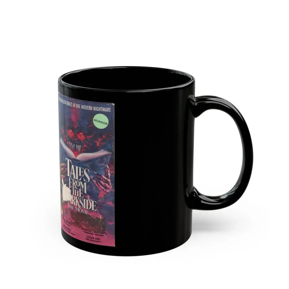 TALES FROM THE DARKSIDE THE MOVIE (VHS COVER) - Black Coffee Mug - Go Mug Yourself