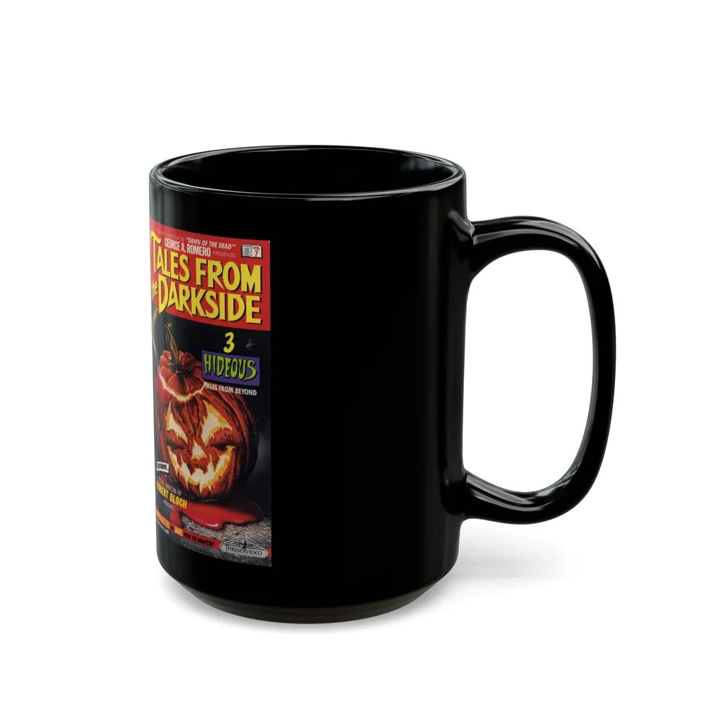 TALES FROM THE DARKSIDE VOLUME 7 (VHS COVER) - Black Coffee Mug-Go Mug Yourself