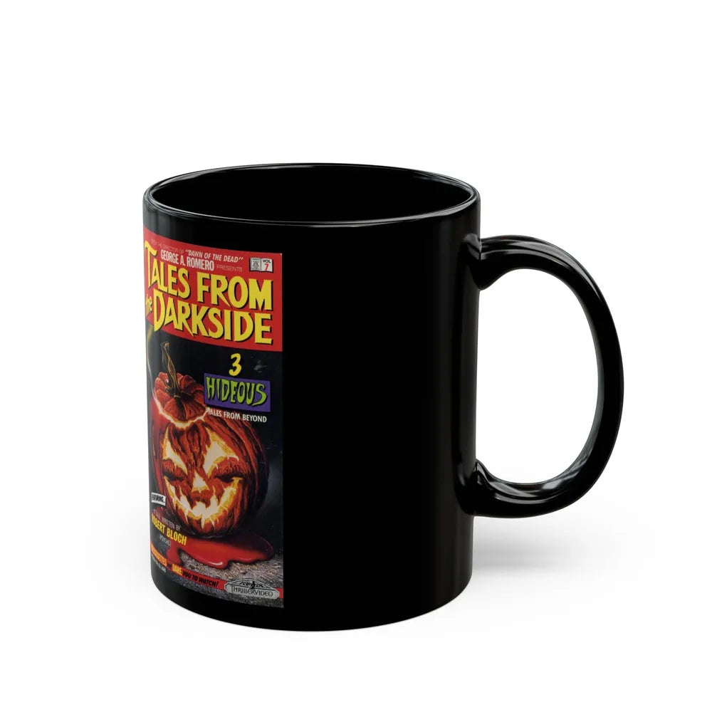 TALES FROM THE DARKSIDE VOLUME 7 (VHS COVER) - Black Coffee Mug-Go Mug Yourself