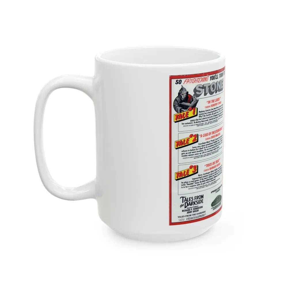 TALES FROM THE DARKSIDE VOLUME 7 (VHS COVER) - White Coffee Mug-Go Mug Yourself