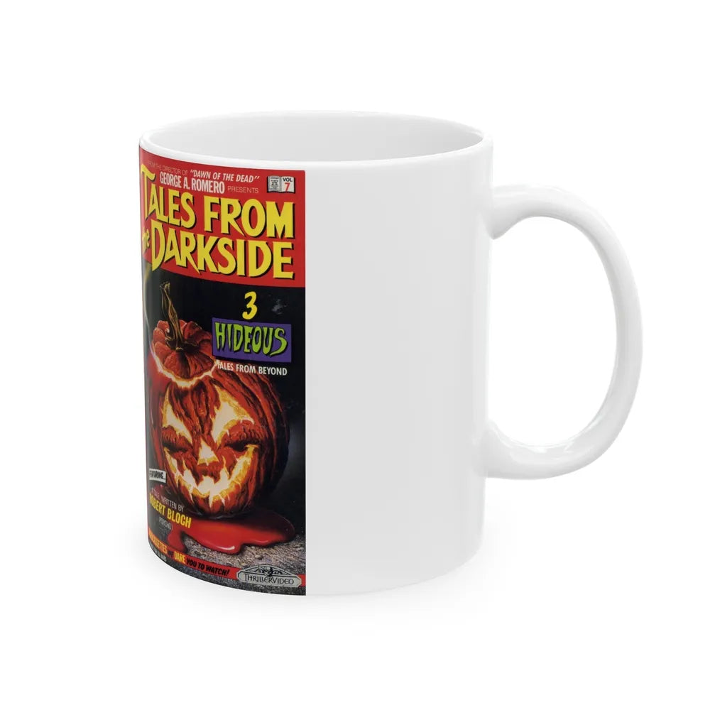 TALES FROM THE DARKSIDE VOLUME 7 (VHS COVER) - White Coffee Mug-Go Mug Yourself