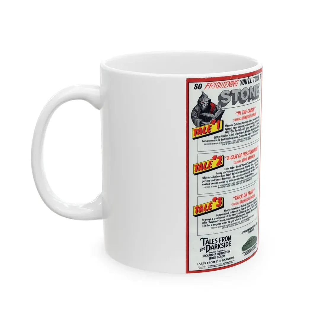 TALES FROM THE DARKSIDE VOLUME 7 (VHS COVER) - White Coffee Mug - Go Mug Yourself
