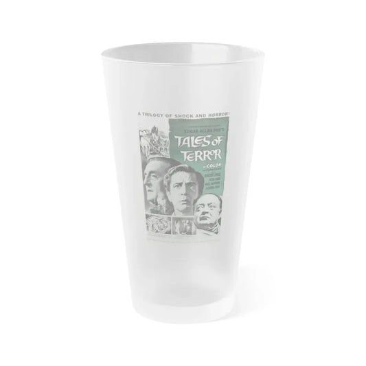 TALES OF TERROR 1962 Movie Poster - Frosted Pint Glass 16oz Default Title - Go Mug Yourself