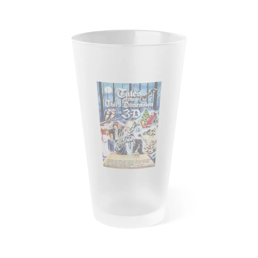 TALES OF THE THIRD DIMENSION 1984 Movie Poster - Frosted Pint Glass 16oz-Go Mug Yourself