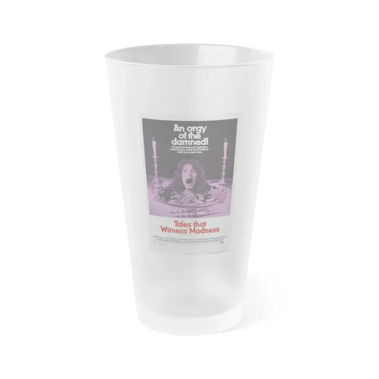 TALES THAT WITNESSED MADNESS 1973 Movie Poster - Frosted Pint Glass 16oz Default Title - Go Mug Yourself