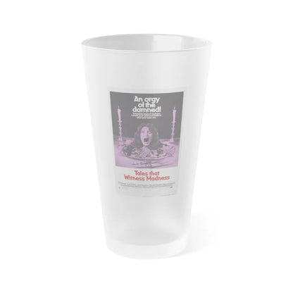 TALES THAT WITNESSED MADNESS 1973 Movie Poster - Frosted Pint Glass 16oz-Go Mug Yourself