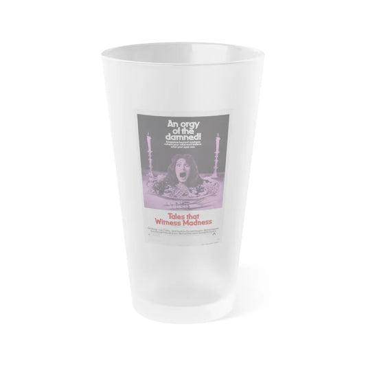 TALES THAT WITNESSED MADNESS 1973 Movie Poster - Frosted Pint Glass 16oz-Go Mug Yourself