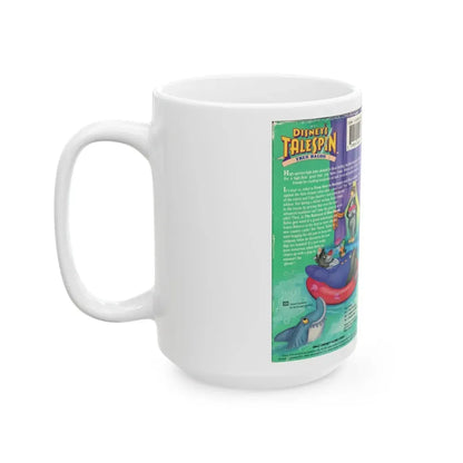 TALESPIN TRUE BALOO (VHS COVER) - White Coffee Mug - Go Mug Yourself