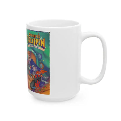 TALESPIN TRUE BALOO (VHS COVER) - White Coffee Mug - Go Mug Yourself