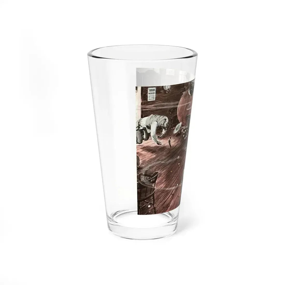 Tall in the Saddle, The Saturday Evening Post, April 4, 1942 (Magazine Illustration) Pint Glass 16oz - Go Mug Yourself