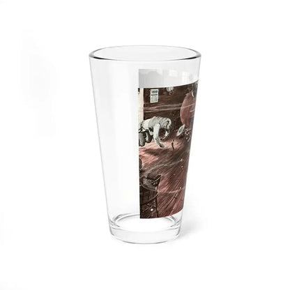 Tall in the Saddle, The Saturday Evening Post, April 4, 1942 (Magazine Illustration) Pint Glass 16oz - Go Mug Yourself