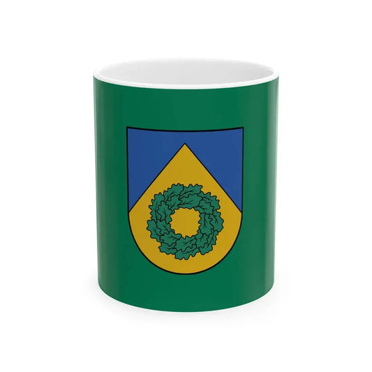 Talsu novada karogs (Latvia) White Coffee Mug 11oz - Go Mug Yourself
