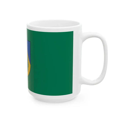Talsu novada karogs (Latvia) White Coffee Mug - Go Mug Yourself