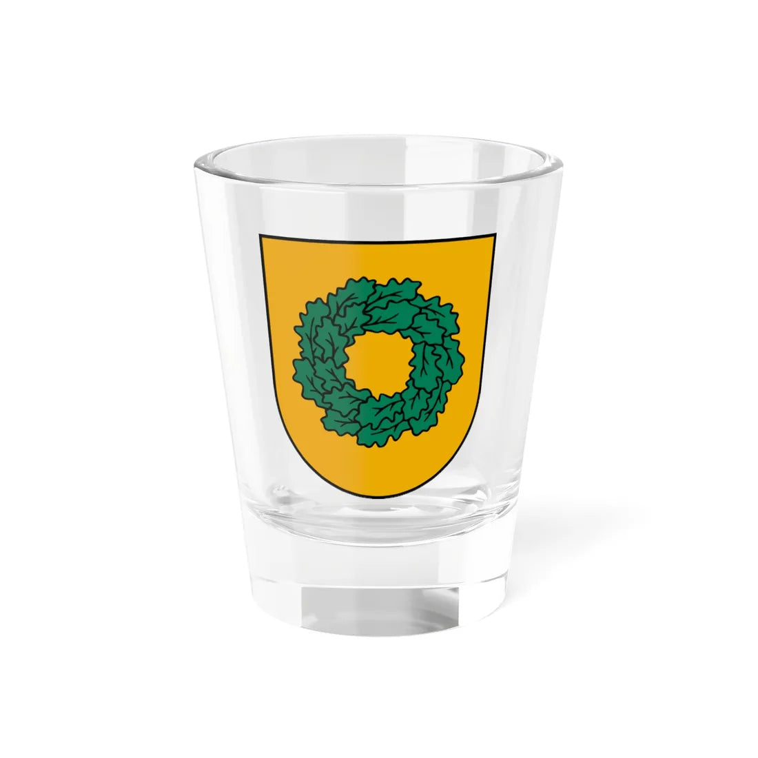 Talsu novads COA 2010-2021 (Latvia) (Coat of Arms) Shot Glass 1.5oz 1.5oz - Go Mug Yourself