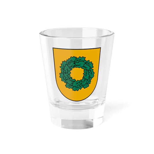 Talsu novads COA 2010-2021 (Latvia) (Coat of Arms) Shot Glass 1.5oz 1.5oz - Go Mug Yourself