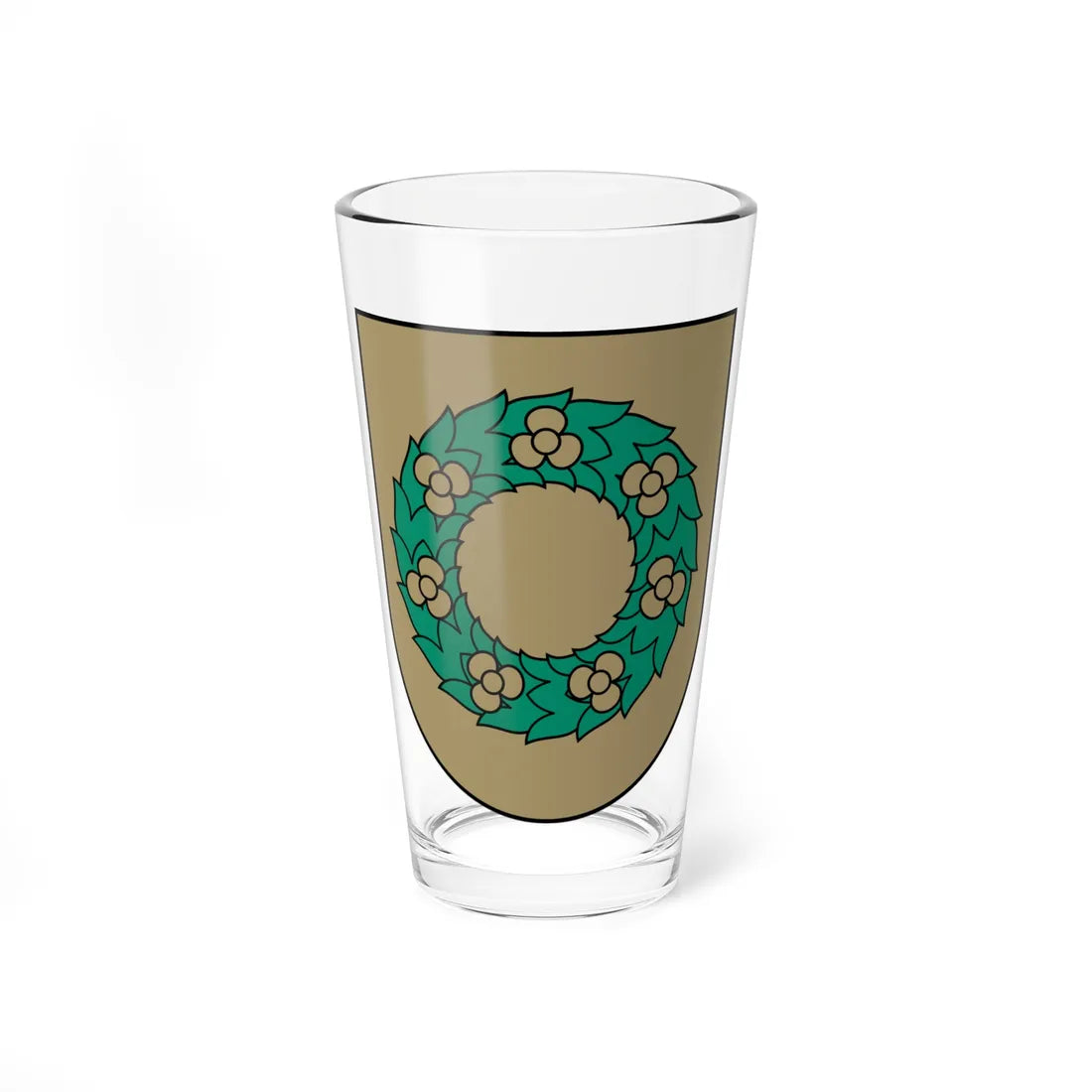 Talsu rajona ģerbonis (Latvia) (Coat of Arms) Pint Glass 16oz 16oz - Go Mug Yourself