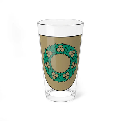 Talsu rajona ģerbonis (Latvia) (Coat of Arms) Pint Glass 16oz 16oz - Go Mug Yourself
