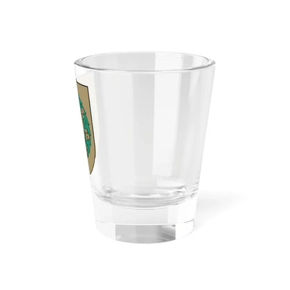 Talsu rajona ģerbonis (Latvia) (Coat of Arms) Shot Glass 1.5oz - Go Mug Yourself