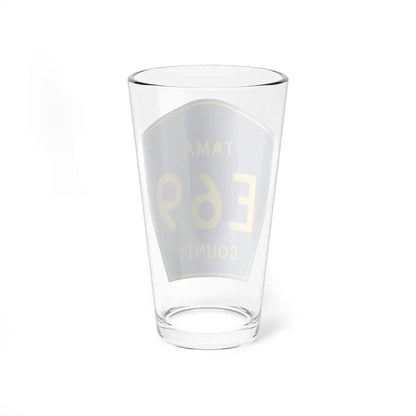 Tama County Route E69 IA (Iowa) (Road Sign) Pint Glass 16oz - Go Mug Yourself